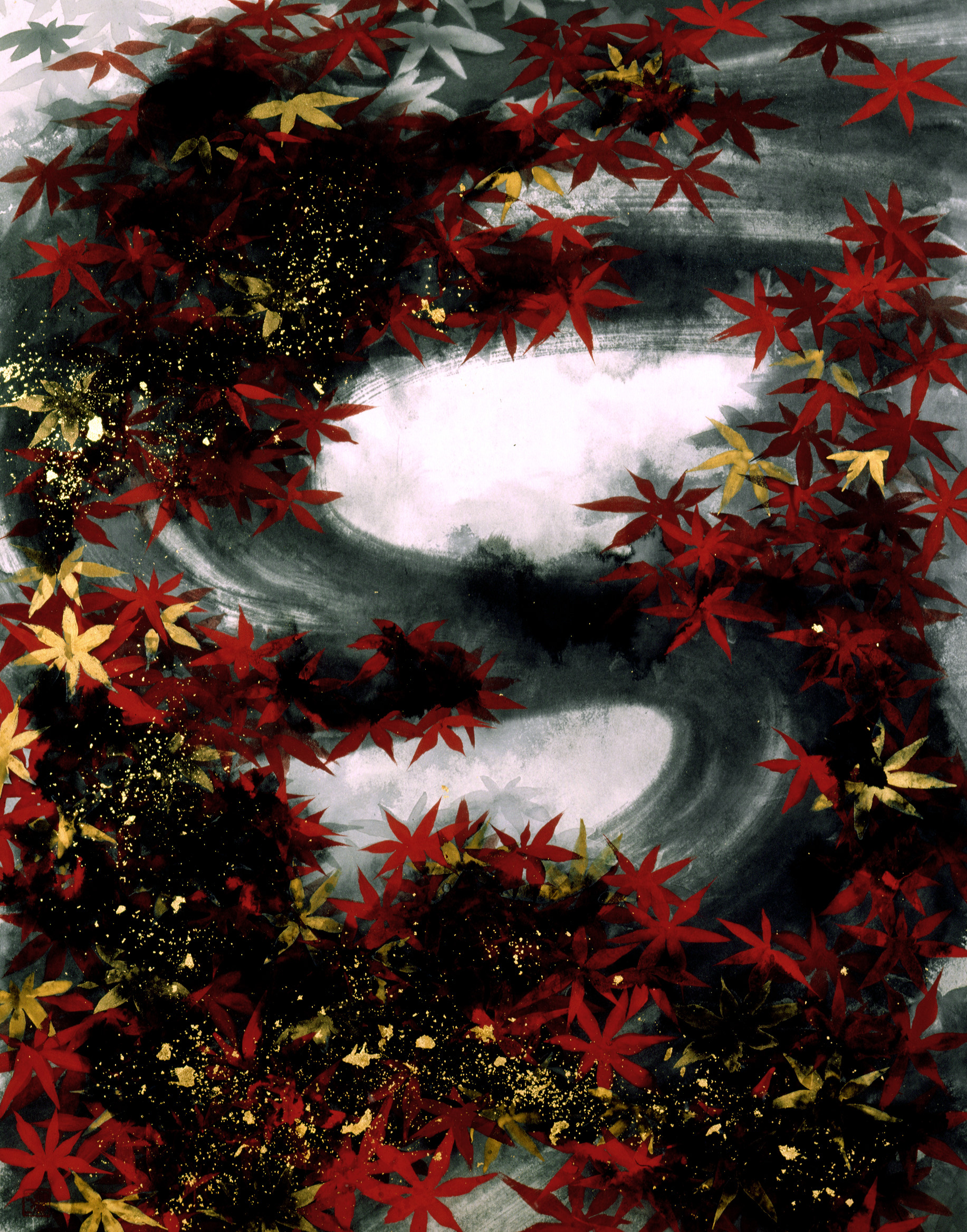 山田渦紅葉